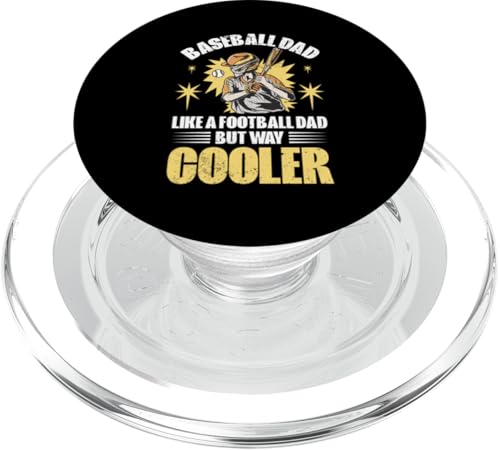Vatertag Baseball Dad Parent PopSockets PopGrip für MagSafe von Baseball Dad Gifts for Men