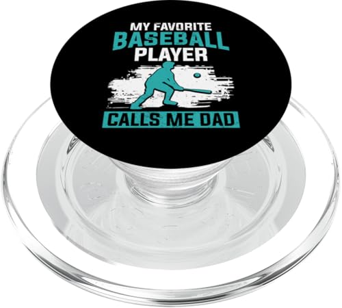 Vatertag Baseball Dad Parent PopSockets PopGrip für MagSafe von Baseball Dad Gifts for Men