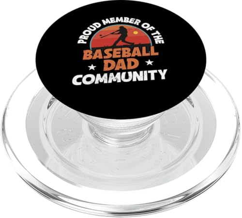 Vatertag Baseball Dad Parent PopSockets PopGrip für MagSafe von Baseball Dad Gifts for Men