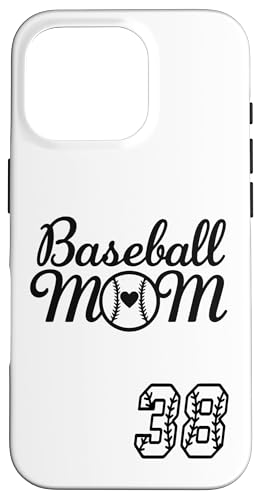 Baseball Mom Trikot #38 Baseball Lieblingsspieler Sohn Fan Hülle für iPhone 16 Pro Baseball Mom Trikot #38 Baseball Lieblingsspieler Sohn Fan Hülle für iPhone 16 Pro von Baseball Mom Mother's Day Baseball Jersey Gifts