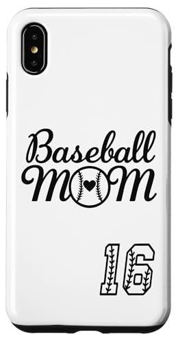 Baseball-Trikot für Mama #16 Baseball-Lieblingsspieler, Sohn-Fan Hülle für iPhone XS Max Baseball-Trikot für Mama #16 Baseball-Lieblingsspieler, Sohn-Fan Hülle für iPhone XS Max von Baseball Mom Mother's Day Baseball Jersey Gifts
