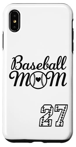 Baseball-Trikot für Mama #27 Baseball-Lieblingsspieler, Sohn-Fan Hülle für iPhone XS Max Baseball-Trikot für Mama #27 Baseball-Lieblingsspieler, Sohn-Fan Hülle für iPhone XS Max von Baseball Mom Mother's Day Baseball Jersey Gifts