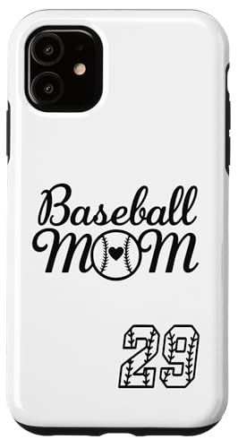 Baseball-Trikot für Mama #29 Baseball-Lieblingsspieler, Sohn-Fan Hülle für iPhone 11 von Baseball Mom Mother's Day Baseball Jersey Gifts