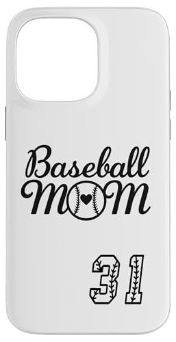 Baseball-Trikot für Mama #31 Baseball-Lieblingsspieler, Sohn-Fan Hülle für iPhone 14 Pro Max Baseball-Trikot für Mama #31 Baseball-Lieblingsspieler, Sohn-Fan Hülle für iPhone 14 Pro Max von Baseball Mom Mother's Day Baseball Jersey Gifts