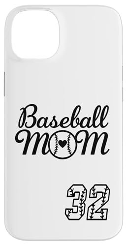 Baseball-Trikot für Mama #32 Baseball-Lieblingsspieler, Sohn-Fan Hülle für iPhone 14 Plus von Baseball Mom Mother's Day Baseball Jersey Gifts
