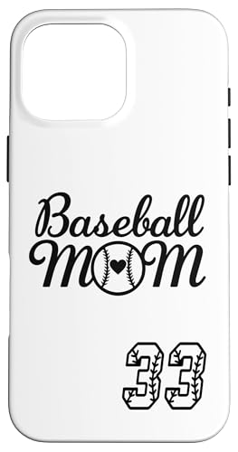 Baseball-Trikot für Mama #33 Baseball-Lieblingsspieler, Sohn-Fan Hülle für iPhone 16 Pro Max Baseball-Trikot für Mama #33 Baseball-Lieblingsspieler, Sohn-Fan Hülle für iPhone 16 Pro Max von Baseball Mom Mother's Day Baseball Jersey Gifts