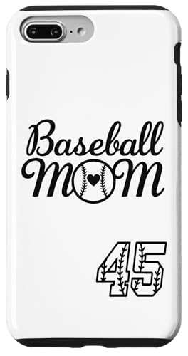 Baseball-Trikot für Mama #45 Baseball-Lieblingsspieler, Sohn-Fan Hülle für iPhone 7 Plus/8 Plus Baseball-Trikot für Mama #45 Baseball-Lieblingsspieler, Sohn-Fan Hülle für iPhone 7 Plus/8 Plus von Baseball Mom Mother's Day Baseball Jersey Gifts
