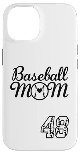 Baseball-Trikot für Mama #48 Baseball-Lieblingsspieler, Sohn-Fan Hülle für iPhone 14 von Baseball Mom Mother's Day Baseball Jersey Gifts