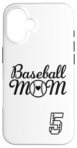 Baseball-Trikot für Mama #5 Baseball-Lieblingsspieler, Sohn-Fan Hülle für iPhone 16 Baseball-Trikot für Mama #5 Baseball-Lieblingsspieler, Sohn-Fan Hülle für iPhone 16 von Baseball Mom Mother's Day Baseball Jersey Gifts
