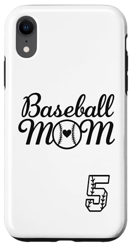 Baseball-Trikot für Mama #5 Baseball-Lieblingsspieler, Sohn-Fan Hülle für iPhone XR Baseball-Trikot für Mama #5 Baseball-Lieblingsspieler, Sohn-Fan Hülle für iPhone XR von Baseball Mom Mother's Day Baseball Jersey Gifts