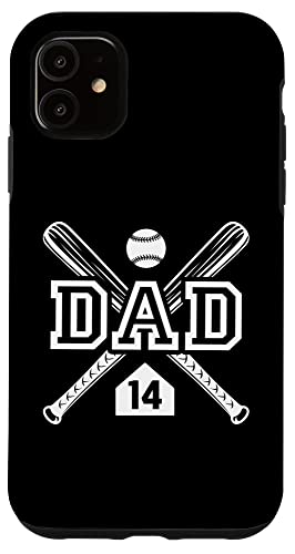 Baseball Dad Softball Dad #14 Trikot Größter Fan Favorit Hülle für iPhone 11 Baseball Dad Softball Dad #14 Trikot Größter Fan Favorit Hülle für iPhone 11 von Baseball Softball Dad Biggest Fan Numbered Shirts