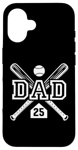 Baseball Dad Softball Dad #25 Trikot Größter Fan Favorit Hülle für iPhone 16 Baseball Dad Softball Dad #25 Trikot Größter Fan Favorit Hülle für iPhone 16 von Baseball Softball Dad Biggest Fan Numbered Shirts