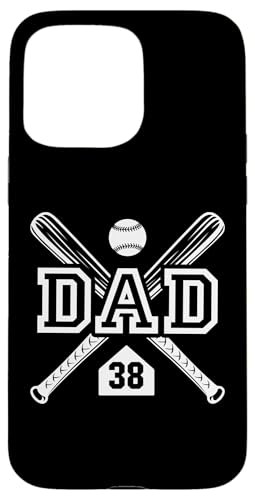 Baseball Dad Softball Dad #38 Trikot Größter Fan Favorit Hülle für iPhone 15 Pro Max von Baseball Softball Dad Biggest Fan Numbered Shirts