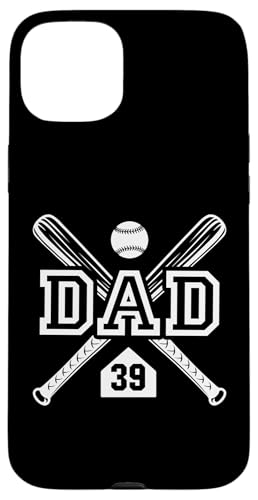 Baseball Dad Softball Dad #39 Trikot Größter Fan Favorit Hülle für iPhone 15 Plus von Baseball Softball Dad Biggest Fan Numbered Shirts