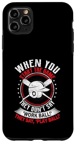 Lustiges Baseball Sportdesign für Baseball Mama und Papa Hülle für iPhone 11 Pro Max von Baseball Sportdesign für Baseball Mama