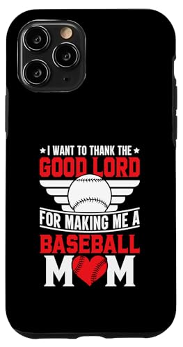 Lustiges Baseball Sportdesign für Baseball Mama und Papa Hülle für iPhone 11 Pro von Baseball Sportdesign für Baseball Mama
