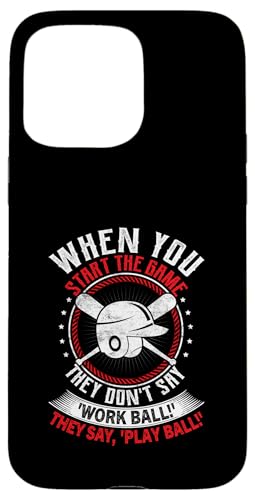 Lustiges Baseball Sportdesign für Baseball Mama und Papa Hülle für iPhone 15 Pro Max von Baseball Sportdesign für Baseball Mama