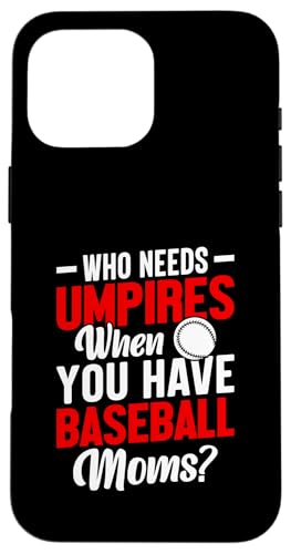 Lustiges Baseball Sportdesign für Baseball Mama und Papa Hülle für iPhone 16 Pro Max von Baseball Sportdesign für Baseball Mama