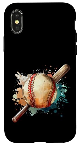 Lustiges Baseball Sportdesign für Baseball Mama und Papa Hülle für iPhone X/XS von Baseball Sportdesign für Baseball Mama