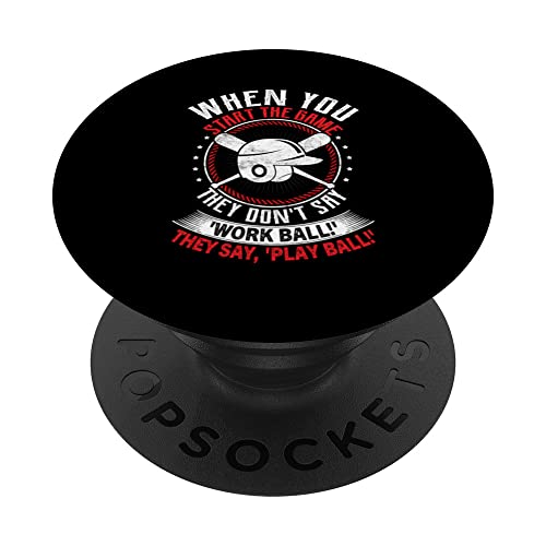 Lustiges Baseball Sportdesign für Baseball Mama und Papa PopSockets Klebender PopGrip von Baseball Sportdesign für Baseball Mama