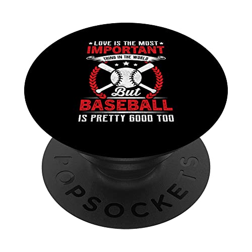 Lustiges Baseball Sportdesign für Baseball Mama und Papa PopSockets Klebender PopGrip von Baseball Sportdesign für Baseball Mama