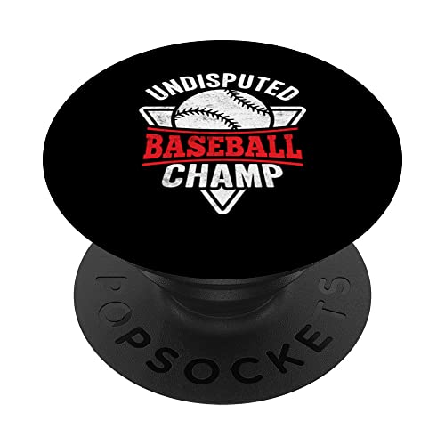 Lustiges Baseball Sportdesign für Baseball Mama und Papa PopSockets Klebender PopGrip von Baseball Sportdesign für Baseball Mama