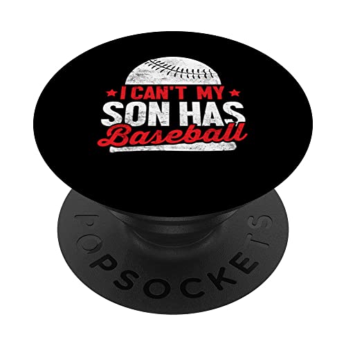 Lustiges Baseball Sportdesign für Baseball Mama und Papa PopSockets Klebender PopGrip von Baseball Sportdesign für Baseball Mama