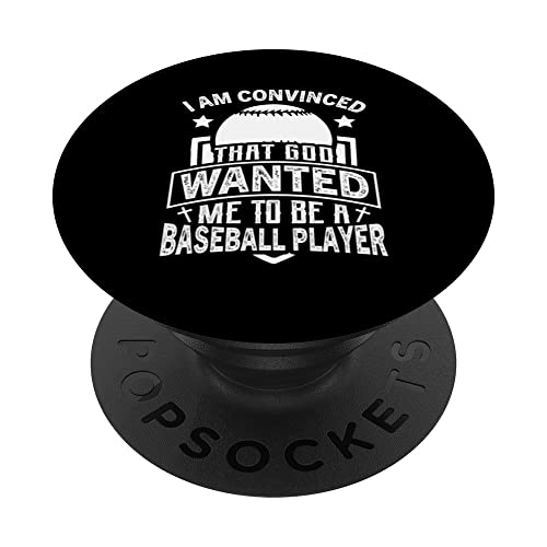Lustiges Baseball Sportdesign für Baseball Mama und Papa PopSockets Klebender PopGrip von Baseball Sportdesign für Baseball Mama