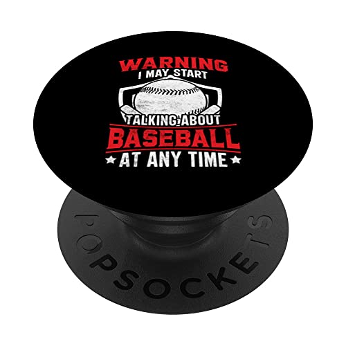 Lustiges Baseball Sportdesign für Baseball Mama und Papa PopSockets Klebender PopGrip von Baseball Sportdesign für Baseball Mama