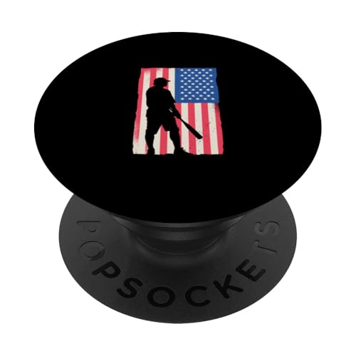 Lustiges Baseball Sportdesign für Baseball Mama und Papa PopSockets Klebender PopGrip von Baseball Sportdesign für Baseball Mama