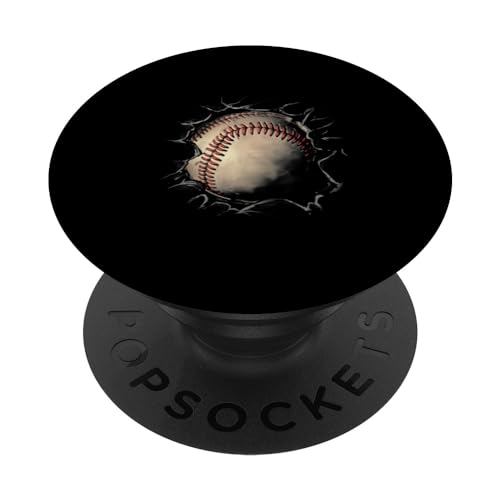 Lustiges Baseball Sportdesign für Baseball Mama und Papa PopSockets Klebender PopGrip von Baseball Sportdesign für Baseball Mama