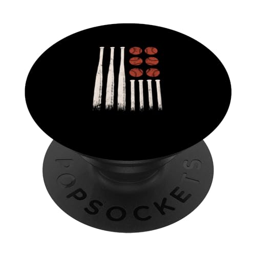 Lustiges Baseball Sportdesign für Baseball Mama und Papa PopSockets Klebender PopGrip von Baseball Sportdesign für Baseball Mama