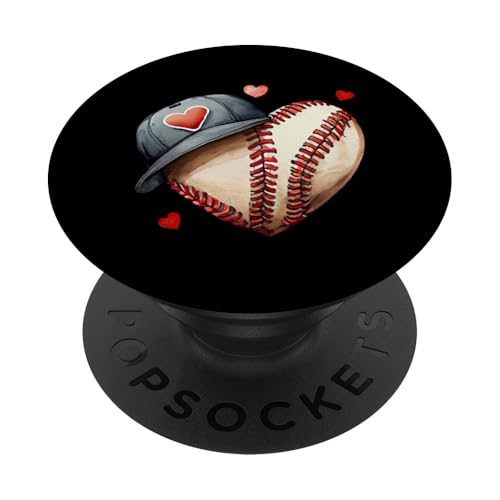 Lustiges Baseball Sportdesign für Baseball Mama und Papa PopSockets Klebender PopGrip von Baseball Sportdesign für Baseball Mama