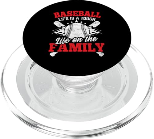 Lustiges Baseball Sportdesign für Baseball Mama und Papa PopSockets PopGrip für MagSafe von Baseball Sportdesign für Baseball Mama
