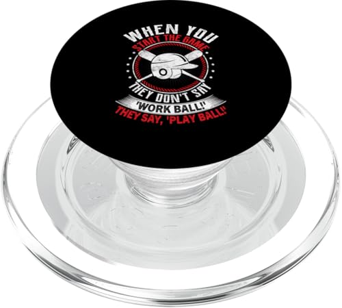 Lustiges Baseball Sportdesign für Baseball Mama und Papa PopSockets PopGrip für MagSafe von Baseball Sportdesign für Baseball Mama