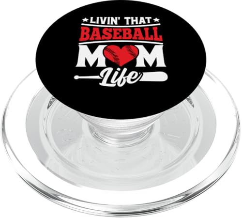 Lustiges Baseball Sportdesign für Baseball Mama und Papa PopSockets PopGrip für MagSafe von Baseball Sportdesign für Baseball Mama