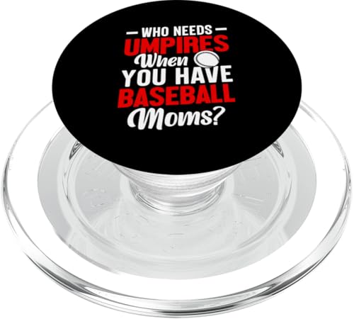 Lustiges Baseball Sportdesign für Baseball Mama und Papa PopSockets PopGrip für MagSafe von Baseball Sportdesign für Baseball Mama