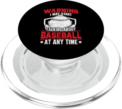 Lustiges Baseball Sportdesign für Baseball Mama und Papa PopSockets PopGrip für MagSafe von Baseball Sportdesign für Baseball Mama