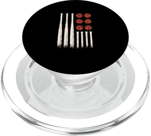 Lustiges Baseball Sportdesign für Baseball Mama und Papa PopSockets PopGrip für MagSafe von Baseball Sportdesign für Baseball Mama