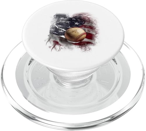 Lustiges Baseball Sportdesign für Baseball Mama und Papa PopSockets PopGrip für MagSafe von Baseball Sportdesign für Baseball Mama
