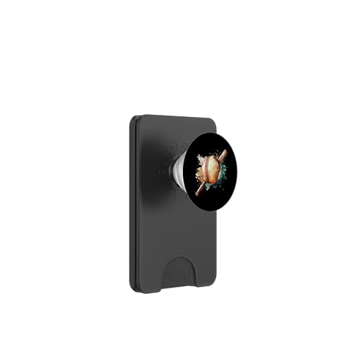 Lustiges Baseball Sportdesign für Baseball Mama und Papa PopSockets PopWallet für MagSafe von Baseball Sportdesign für Baseball Mama