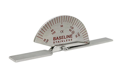 Baseline® Goniometer, Edelstahl, besonders geeignet für kleine Gelenke, Länge 8,75 cm von Baseline