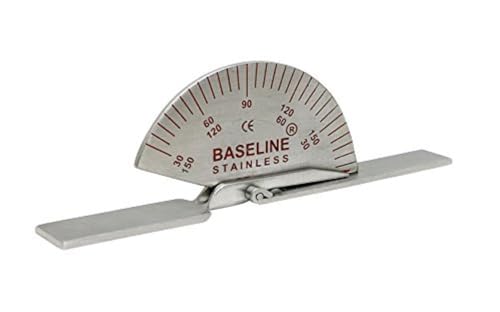 Baseline® Goniometer, Edelstahl, besonders geeignet für kleine Gelenke, Länge 8,75 cm von Baseline