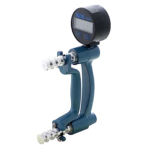 Baseline® Hydraulisches Handkraftmessgerät, Dynamometer mit digitaler Anzeige, Handkraftmessung bis 136 kg von Cando