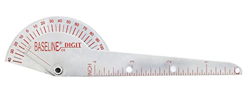 Baseline 12-1016 Goniometer für Finger und kleine Gelenke, Edelstahl, 180 Grad Baseline 12-1016 Goniometer für Finger und kleine Gelenke, Edelstahl, 180 Grad von Cando