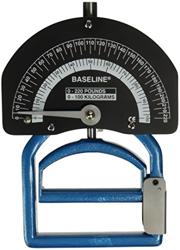 Baseline W54653 Handkraftmesser mit Smedley Feder, Erwachsener, 99 kg von Baseline