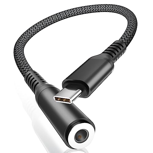 Basesailor USB C Kopfhörer Adapter, USB C auf 3.5mm Klinke Buchse Audio Aux Converter für iPad Pro 11 12.9 Mini 6 2021 5 Air 4,Samsung Galaxy S20 S21 S22 Plus Ultra 21 Note 10 20 Fold 3 Z Flip 4 A15 von Basesailor