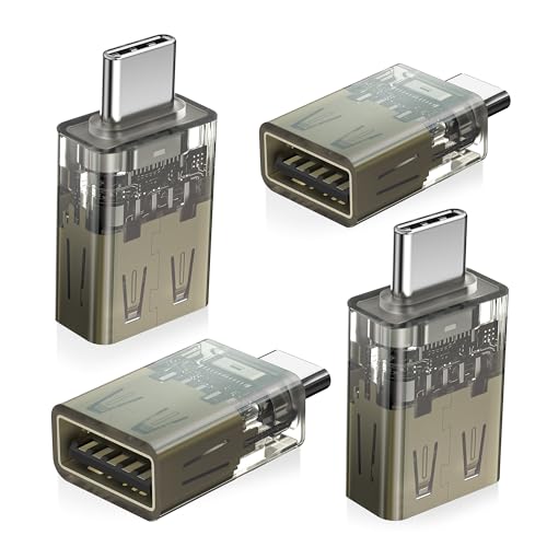 Basesailor USB C auf USB Adapter 4 Pack,Thunderbolt 3 4 5 USBC Stecker zu Type A Buchse Stick OTG Ladekabel Adapter,Typ C Konverter für MacBook,iPhone 16,Samsung S25 S24,A56 A55,Z Fold,Tab S10 Basesailor USB C auf USB Adapter 4 Pack,Thunderbolt 3 4 5 USBC Stecker zu Type A Buchse Stick OTG Ladekabel Adapter,Typ C Konverter für MacBook,iPhone 16,Samsung S25 S24,A56 A55,Z Fold,Tab S10 von Basesailor