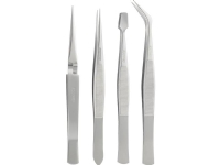 BASETech BT-2108046, Edelstahl, Edelstahl, Geschwungen, Gerade, 44 g, 12 cm, 4 Stück(e) von Basetech