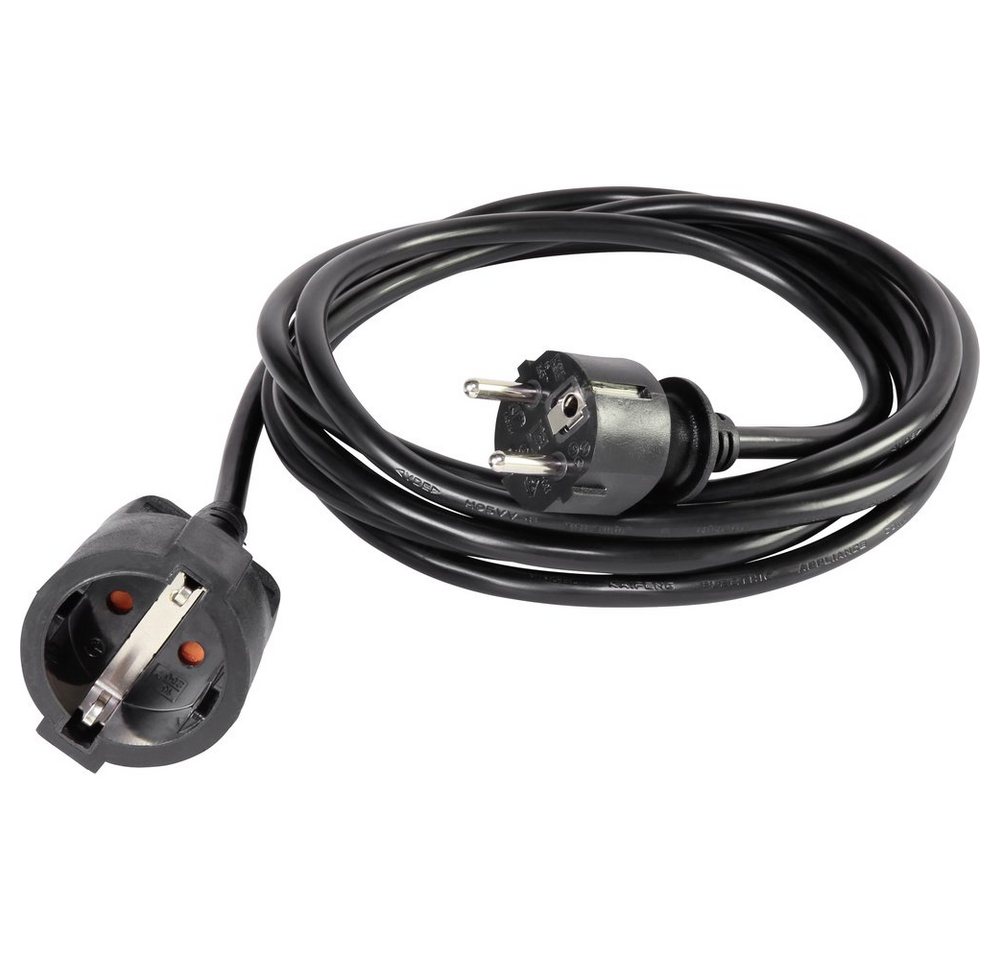 Basetech Basetech 1593780 Strom Verlängerungskabel 16 A Schwarz 3.00 m H05VV-F Verlängerungskabel, (300.00 cm) von Basetech